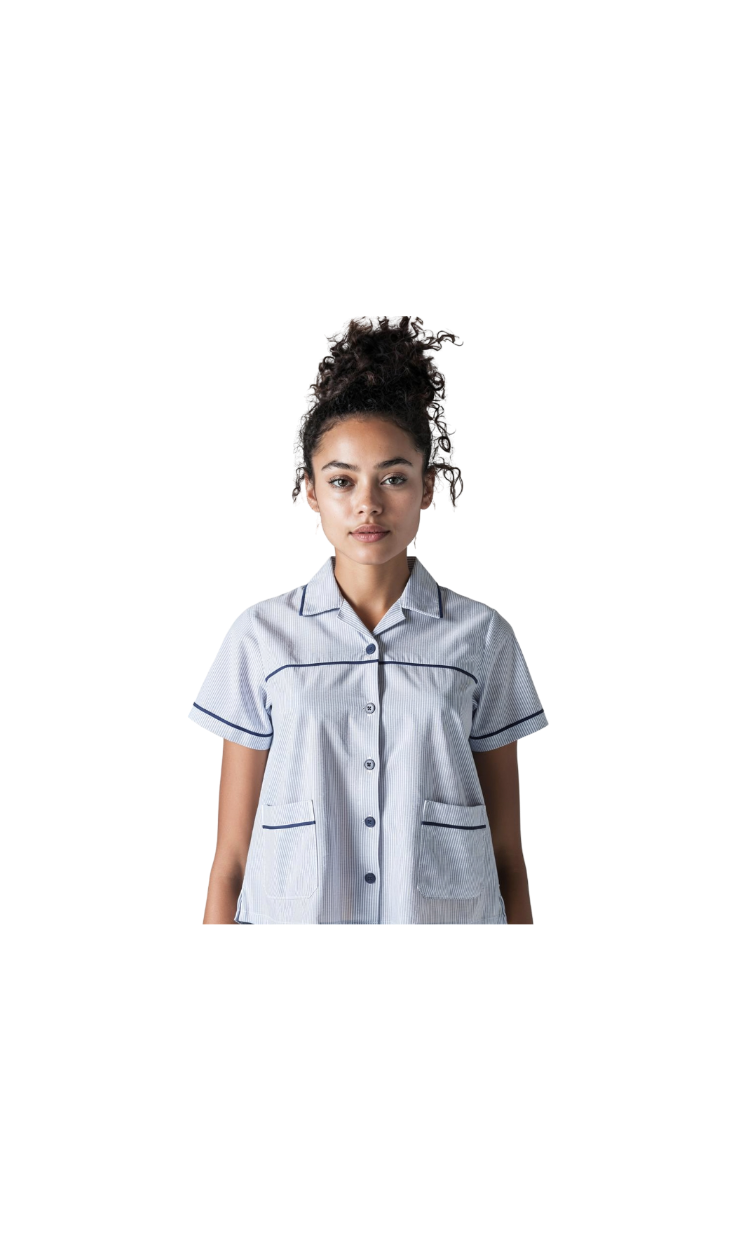 Classic Line Maid Set – Blue & Navy Set (3 Pcs)